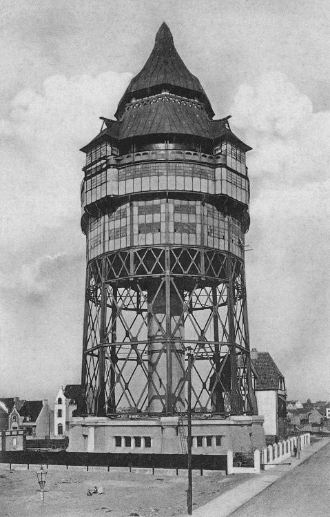 Waller Wasserturm um 1920,.